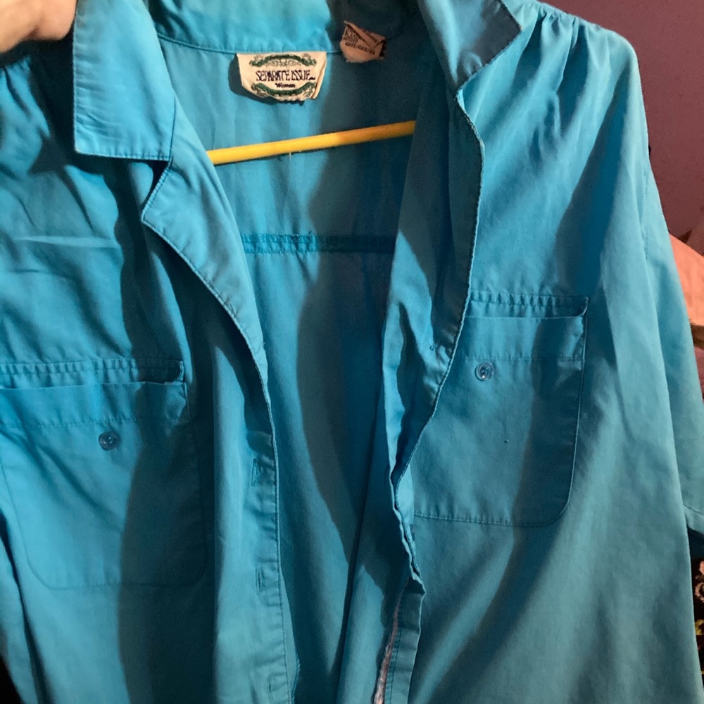 Vintage Separate Issue -Button Down Top - image 1